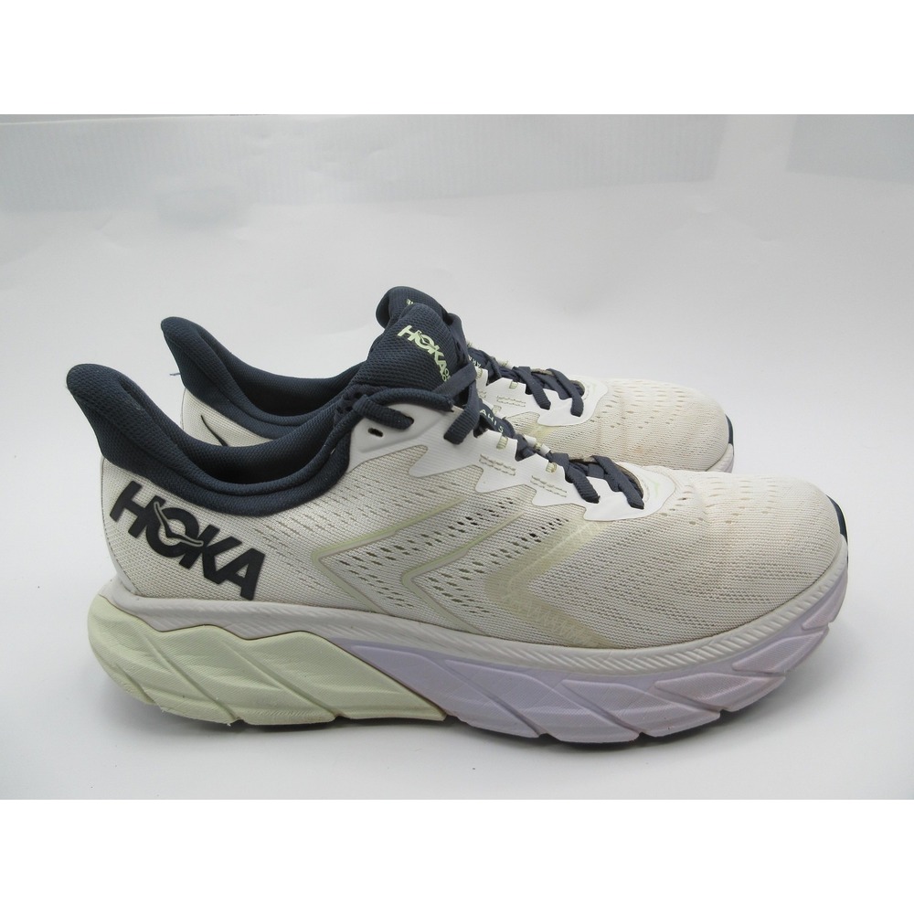 Hoka One One Arahi 5 Shoes Womens Size 10 White Running Sneakers 1115012 BDBOS